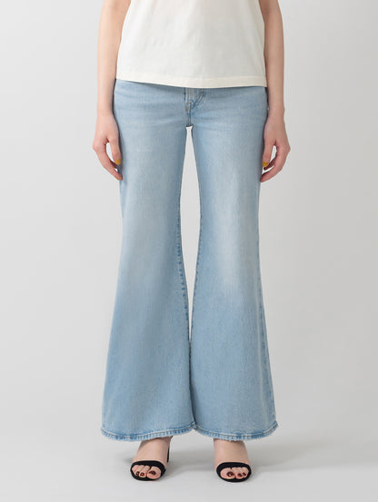 RIBCAGE BELLS ジーンズ ミディアムインディゴ