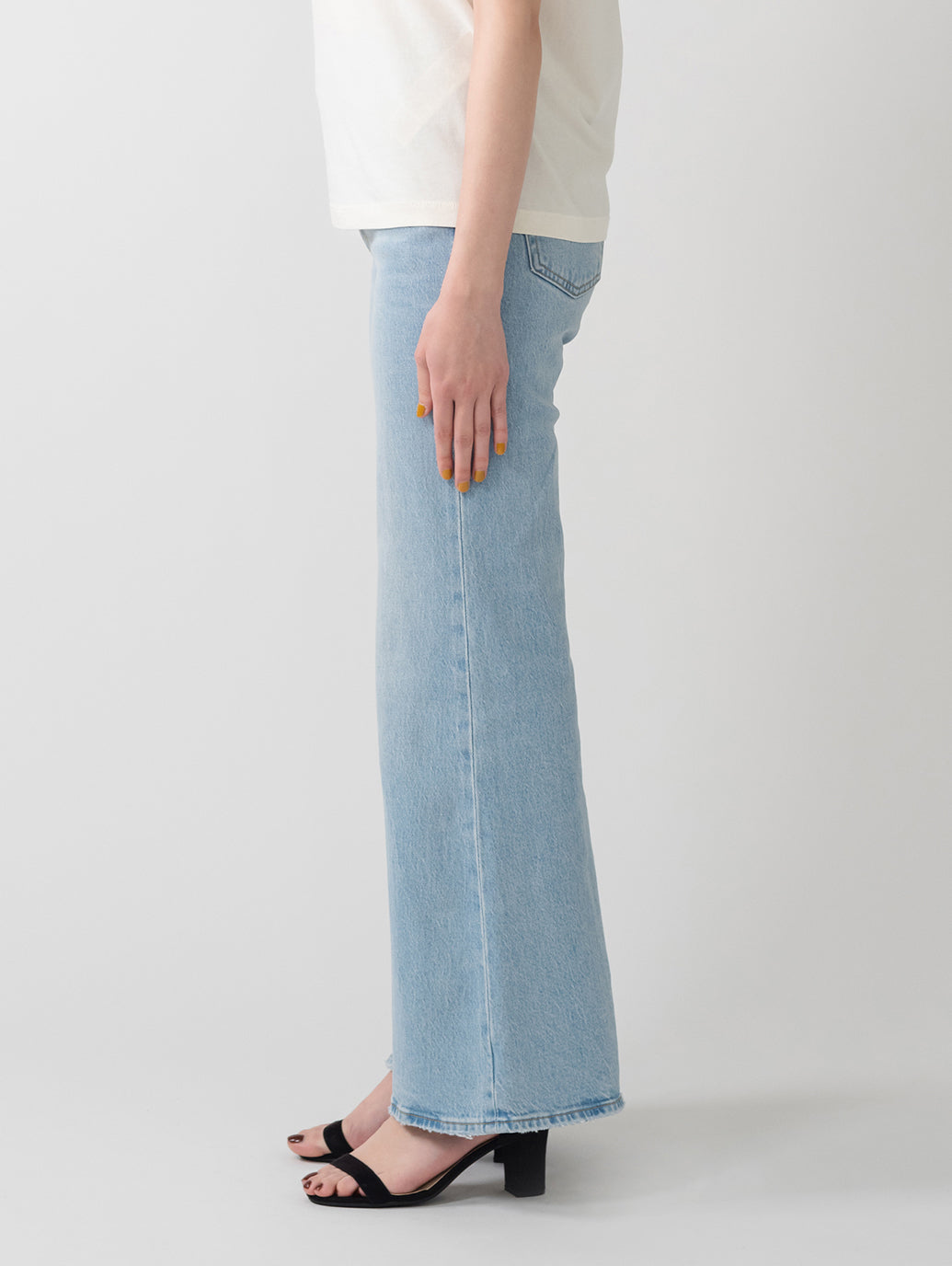 RIBCAGE BELLS ジーンズ ミディアムインディゴ