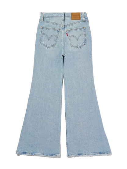 RIBCAGE BELLS ジーンズ ミディアムインディゴ