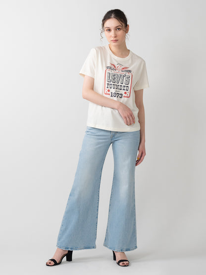 RIBCAGE BELLS ジーンズ ミディアムインディゴ