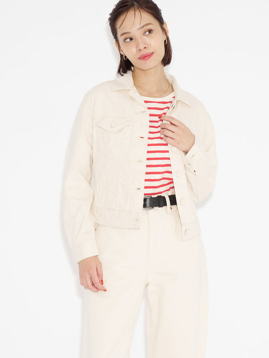 WELLTHREAD® トラッカージャケット ホワイト DWN TO EARTH