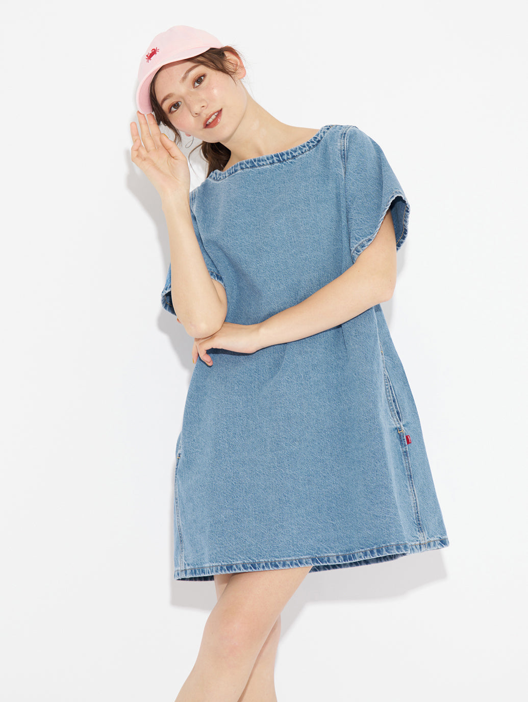 WELLTHREAD® WILDFLOWER ワンピース インディゴ WILD BLOOMER