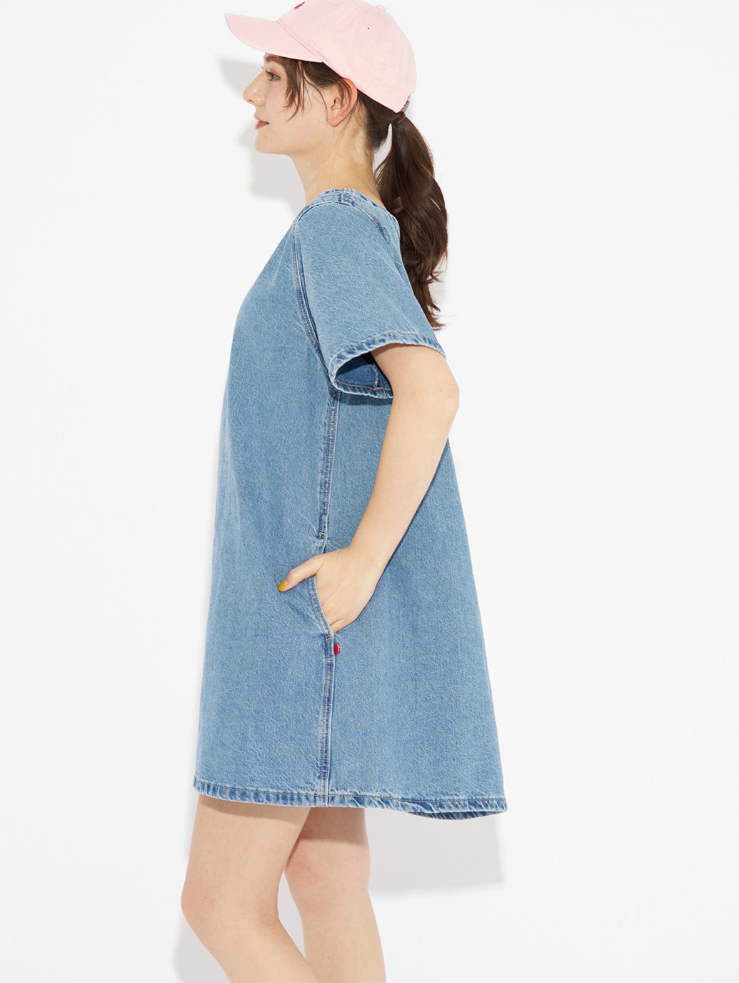 WELLTHREAD® WILDFLOWER ワンピース インディゴ WILD BLOOMER