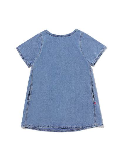 WELLTHREAD® WILDFLOWER ワンピース インディゴ WILD BLOOMER