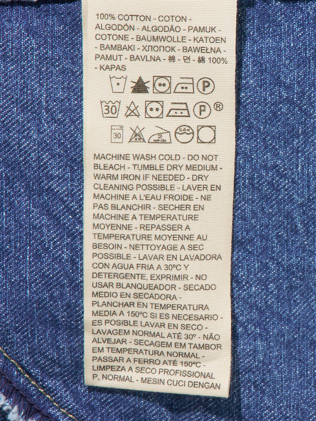 WELLTHREAD® WILDFLOWER ワンピース インディゴ WILD BLOOMER