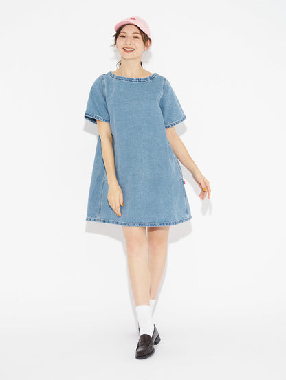 WELLTHREAD® WILDFLOWER ワンピース インディゴ WILD BLOOMER