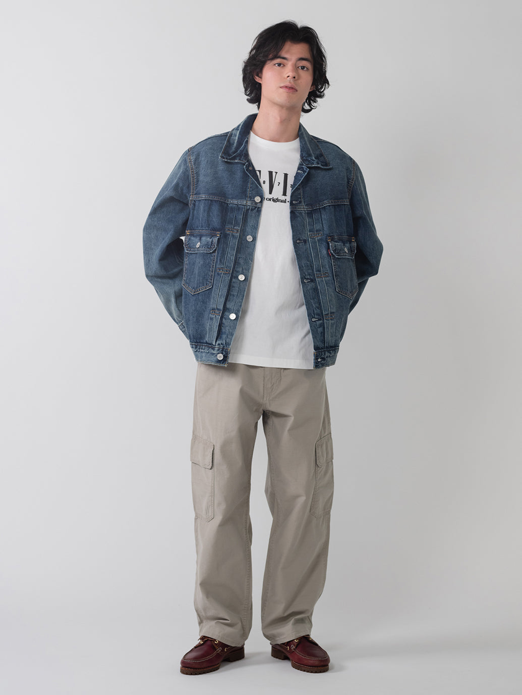 TYPE II トラッカージャケット ミディアムインディゴ