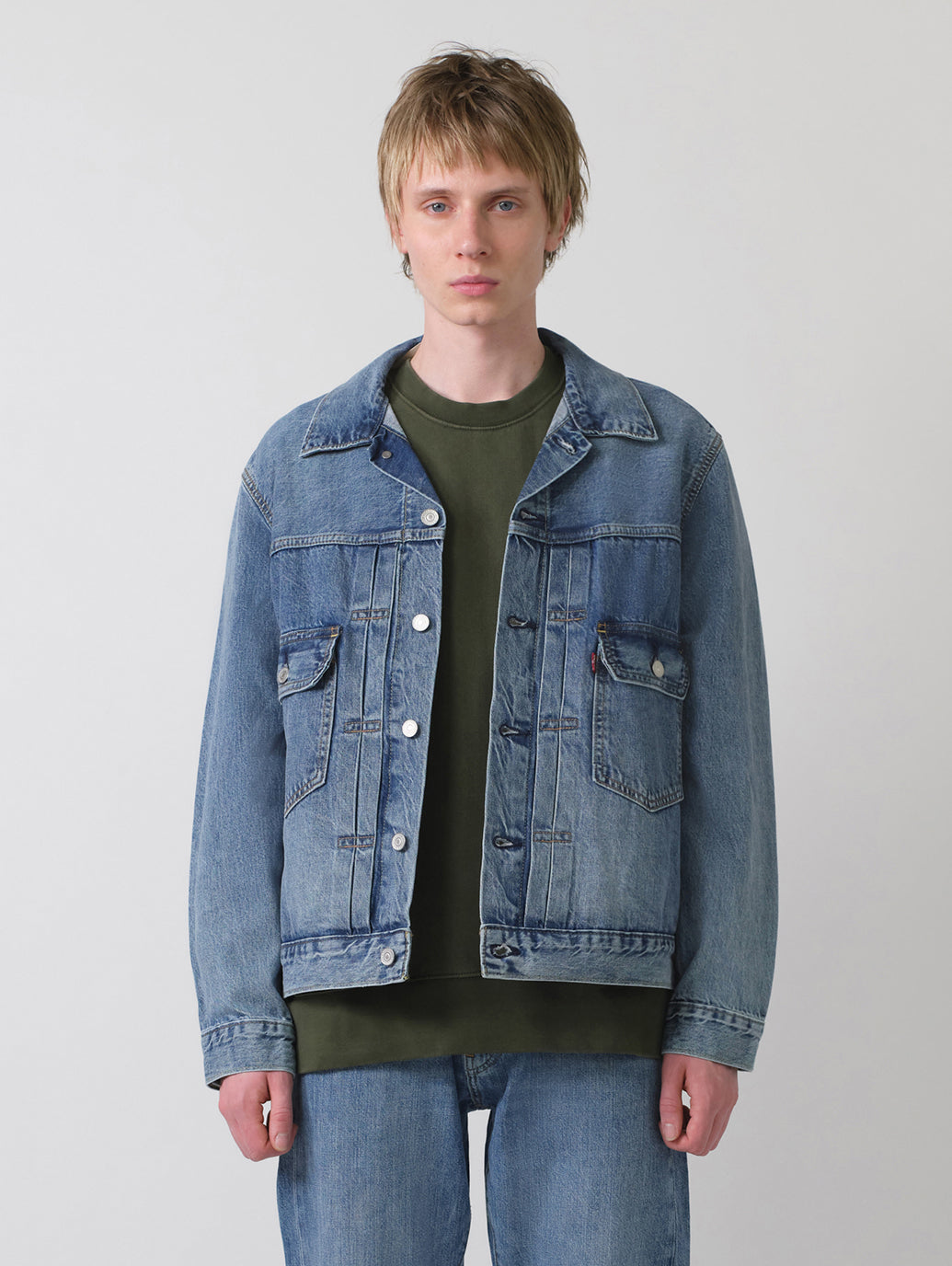 TYPE II トラッカージャケット ミディアムインディゴ