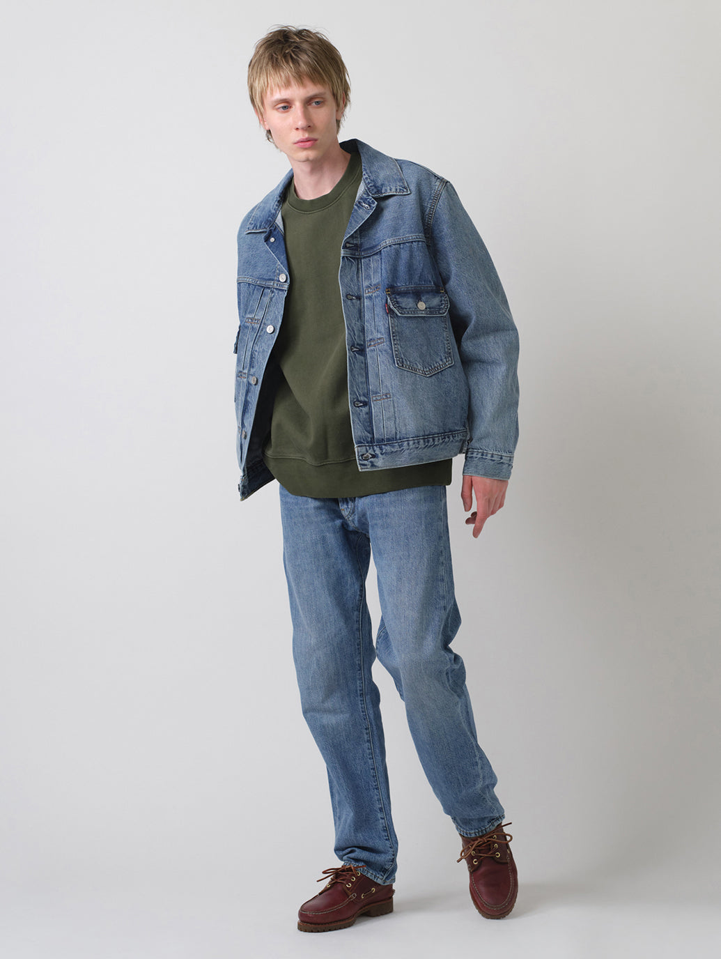 TYPE II トラッカージャケット ミディアムインディゴ