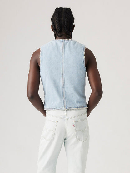 LEVI’S® X ERL シェルパベスト ライトインディゴ