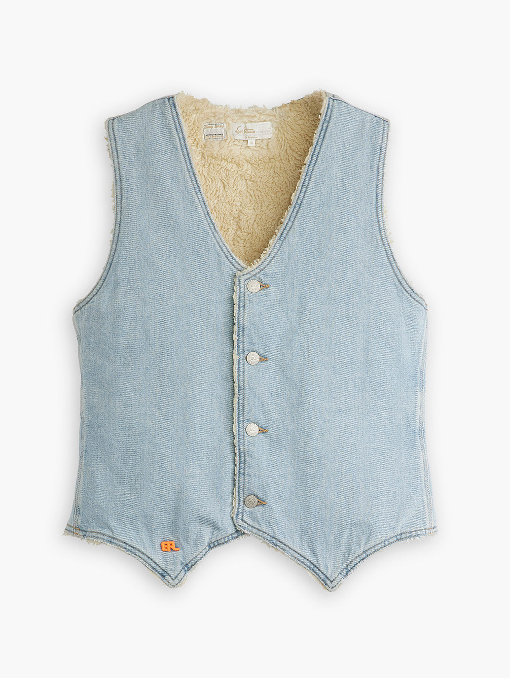 LEVI’S® X ERL シェルパベスト ライトインディゴ
