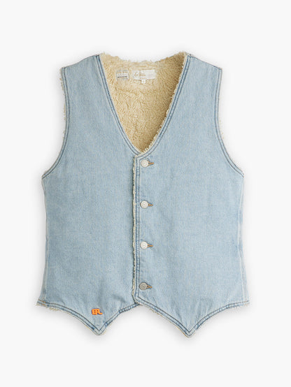LEVI’S® X ERL シェルパベスト ライトインディゴ