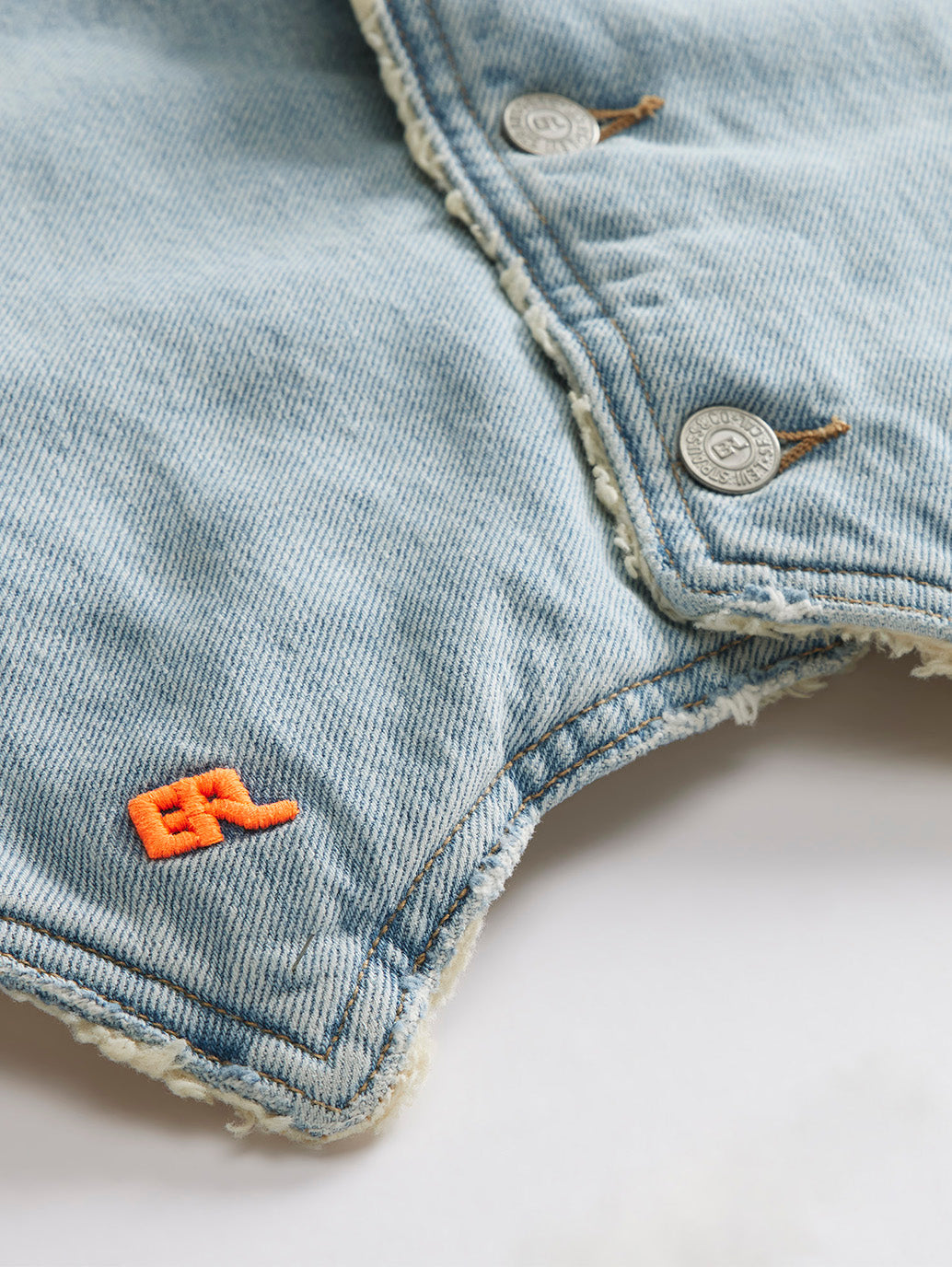 LEVI’S® X ERL シェルパベスト ライトインディゴ