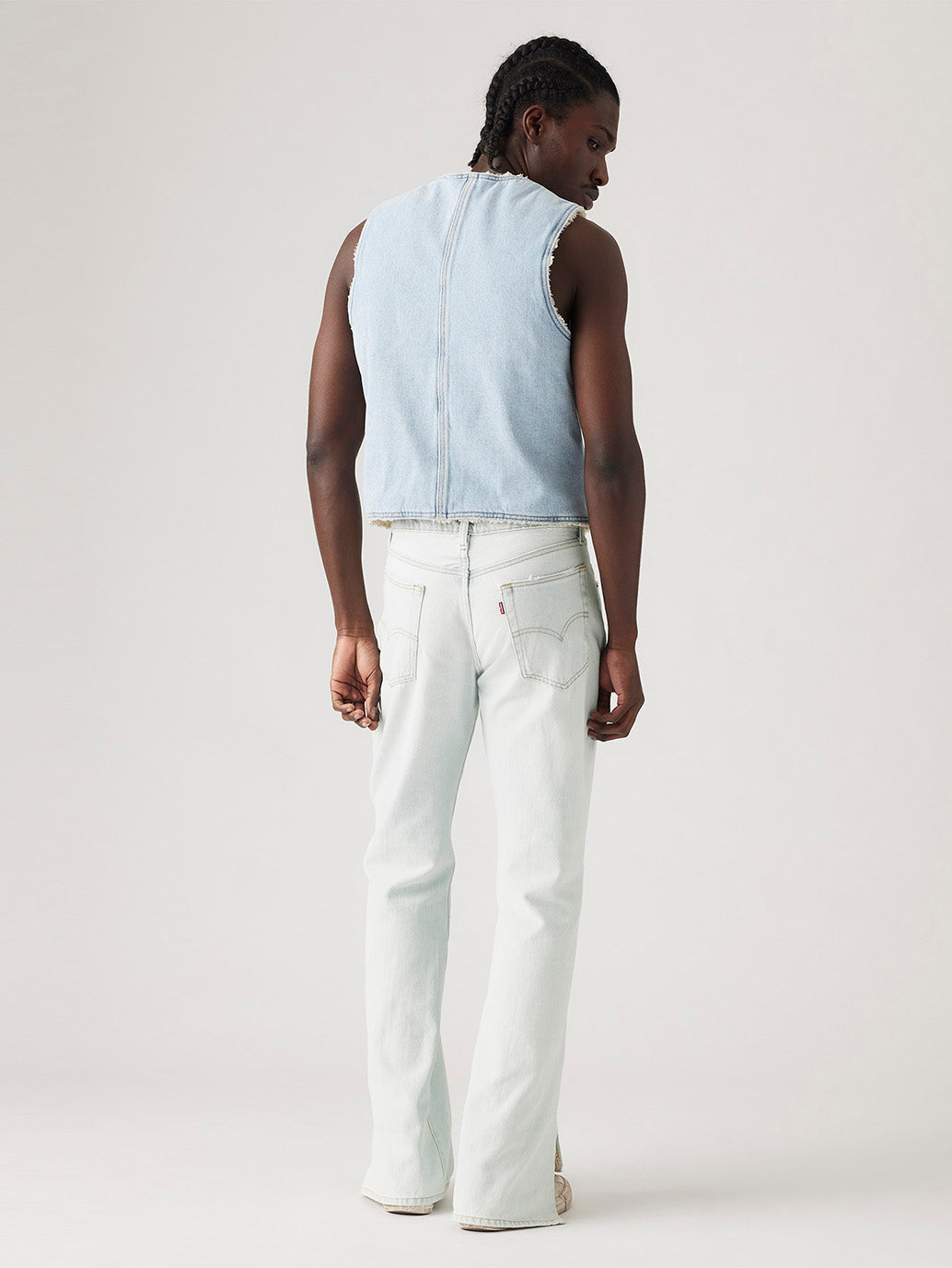 LEVI’S® X ERL ブーツカット スプリット ジーンズ ライトインディゴ