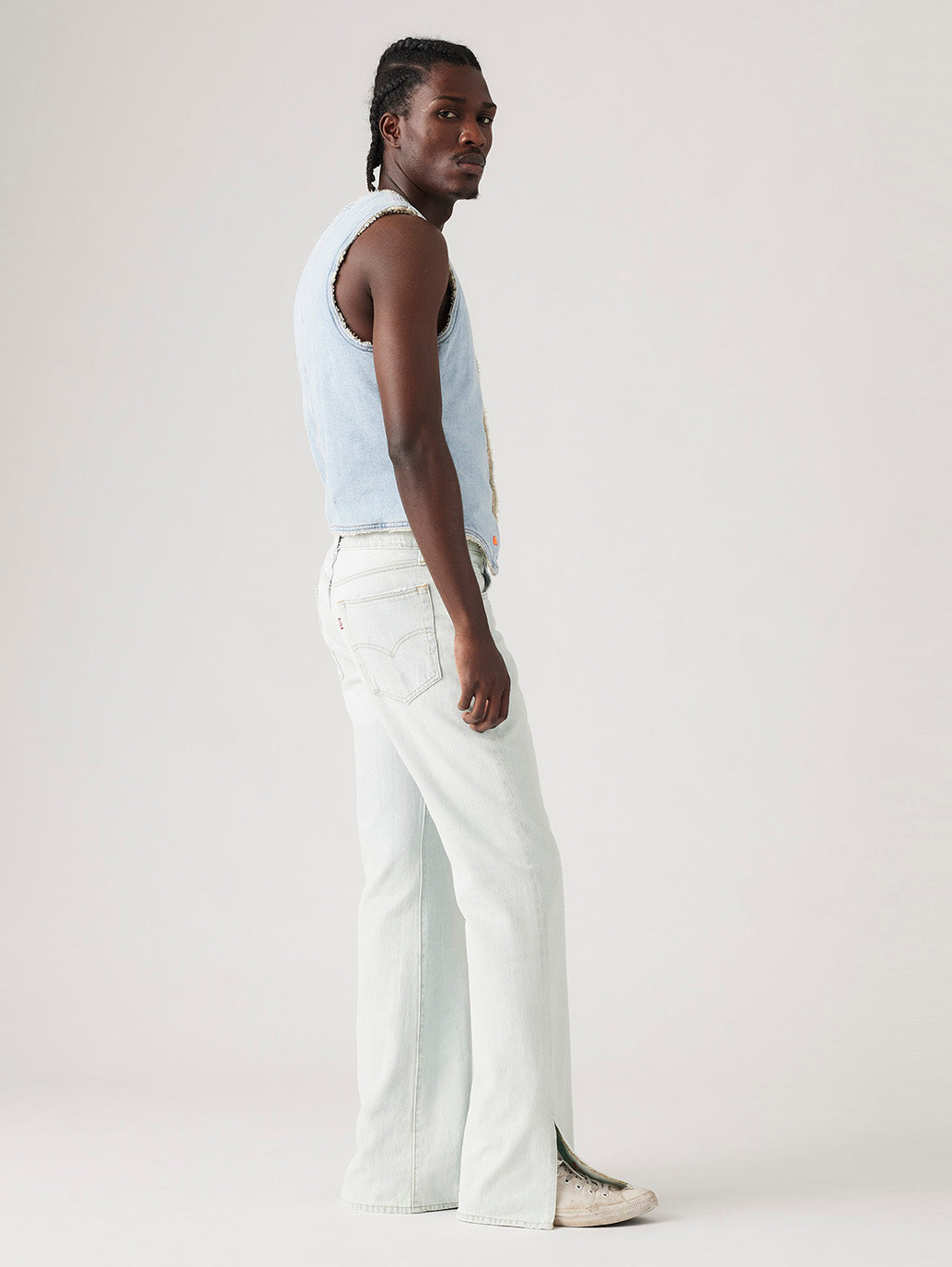 LEVI’S® X ERL ブーツカット スプリット ジーンズ ライトインディゴ