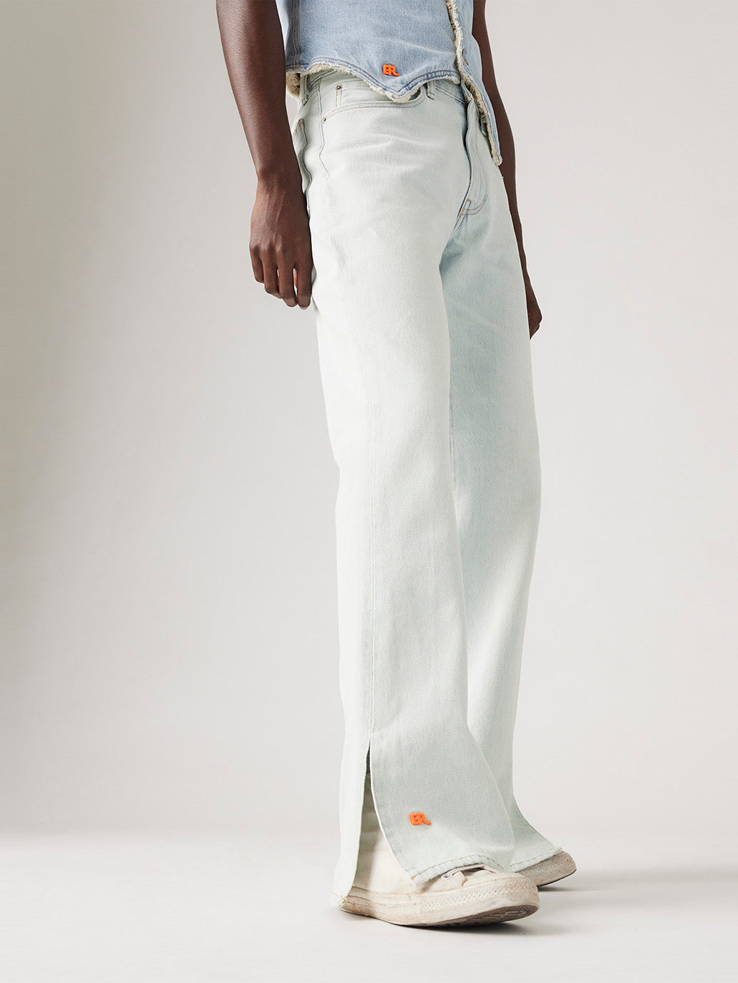 LEVI’S® X ERL ブーツカット スプリット ジーンズ ライトインディゴ