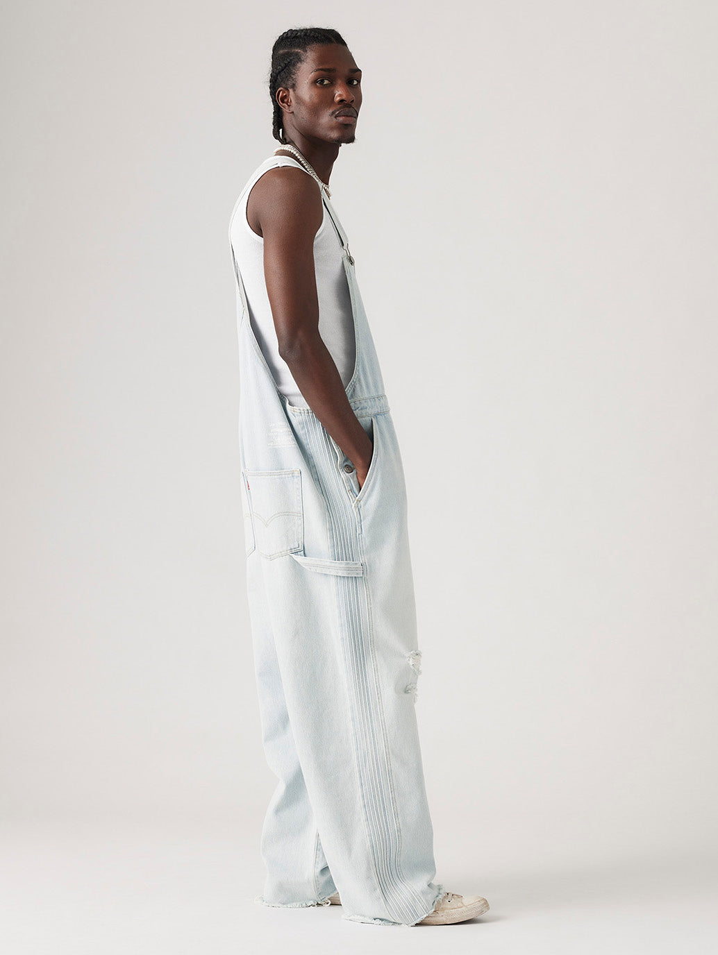 LEVI’S® X ERL オーバーオール ライトインディゴ