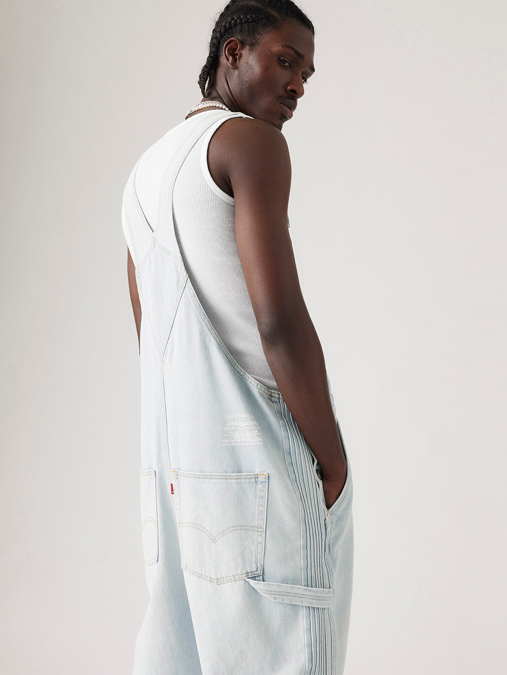 LEVI’S® X ERL オーバーオール ライトインディゴ