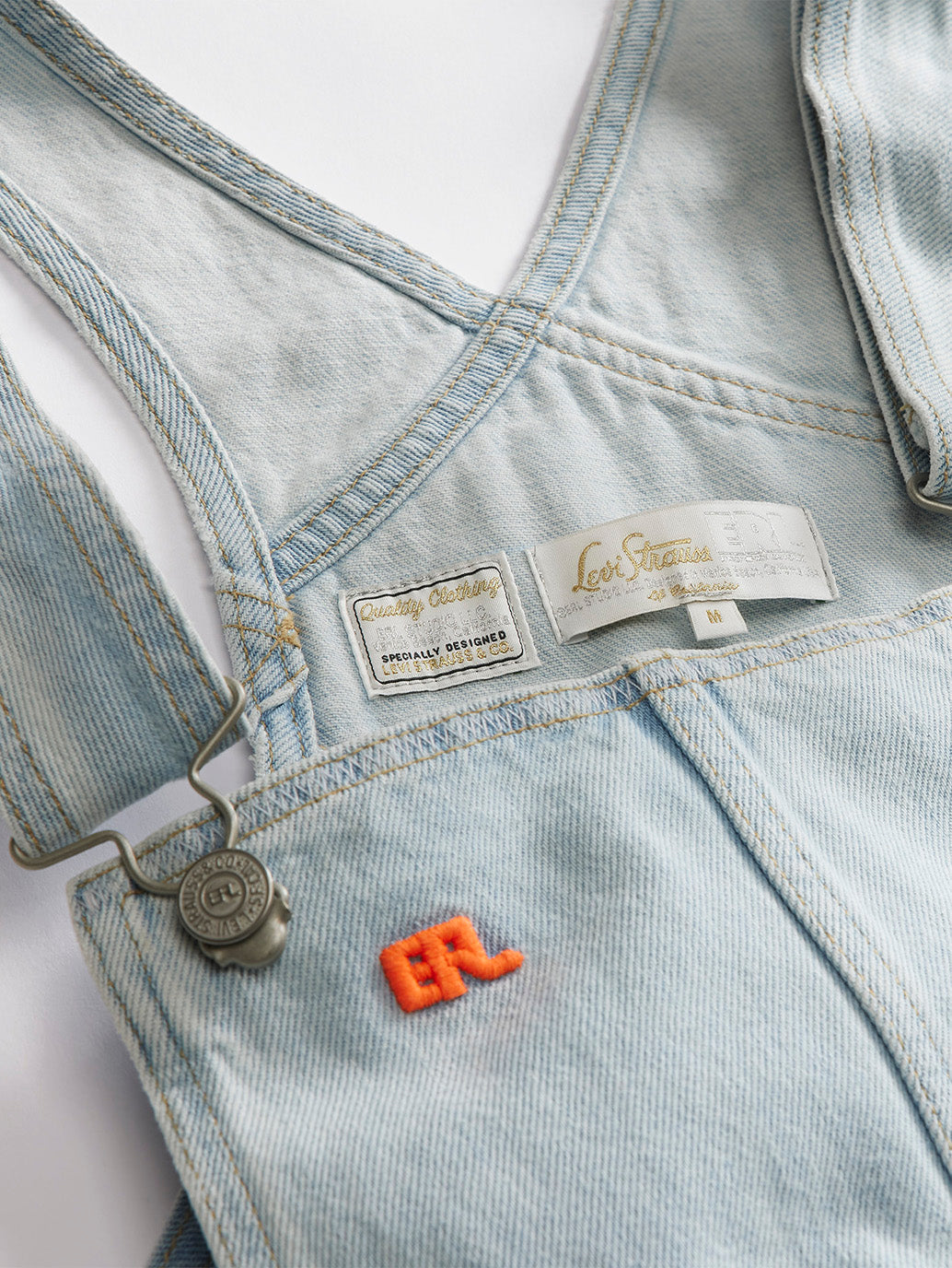 LEVI’S® X ERL オーバーオール ライトインディゴ