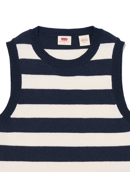 OCEAN ボーダー タンクトップ ブルー STRIPE NIGHTWATCH