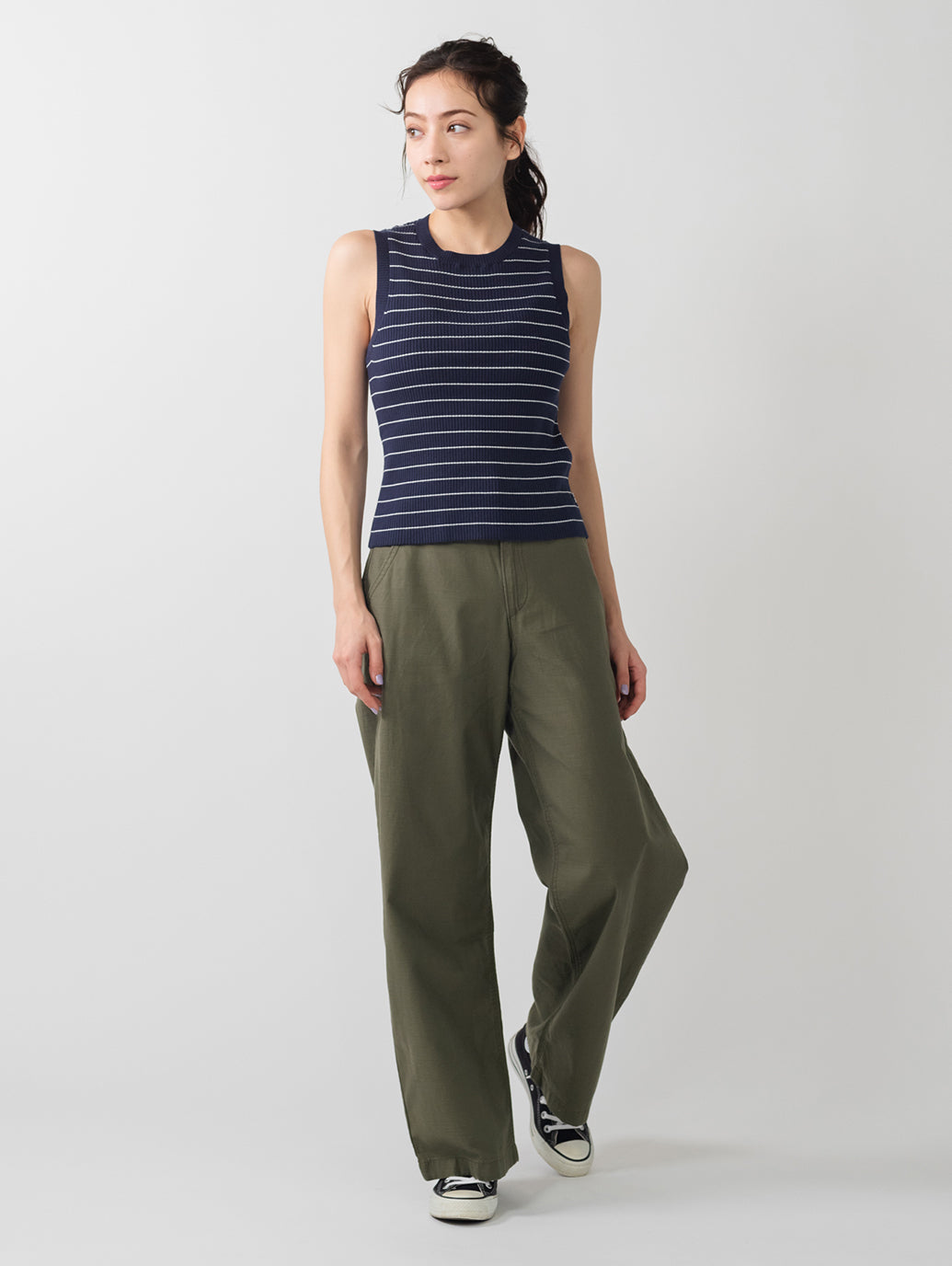 OCEAN ボーダー タンクトップ