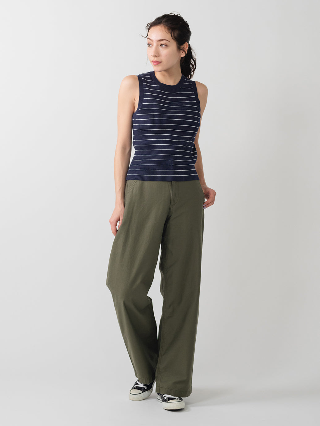 OCEAN ボーダー タンクトップ