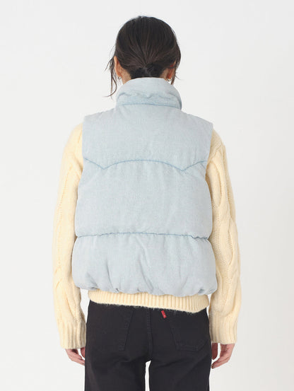 ダウンベスト ライトインディゴ CELEBRATE THE MOMENT