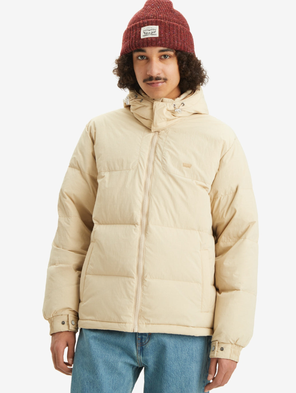 ROCKRIDGE ショートダウンジャケット ベージュ SAFARI