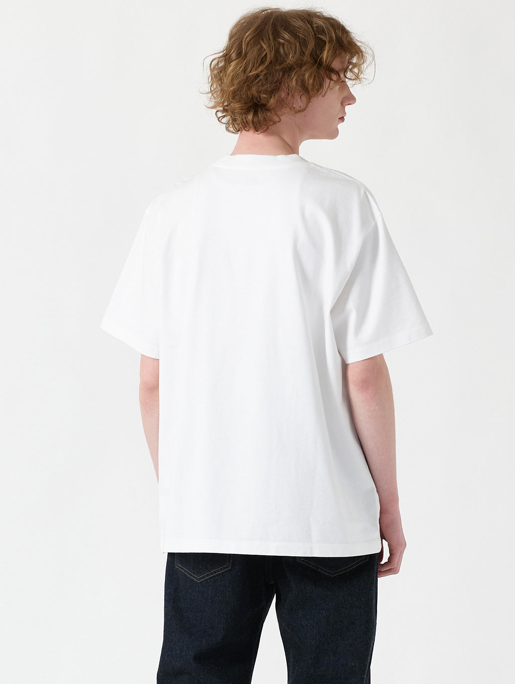 ヘビーウェイト ポケット Tシャツ ホワイト BRIGHT WHITE