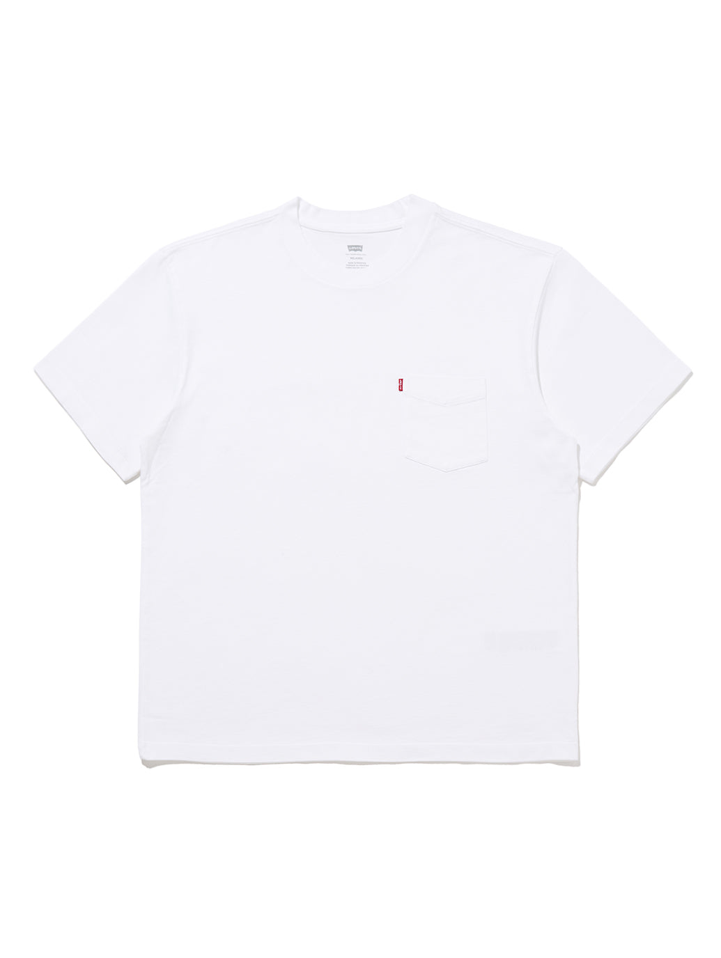 ヘビーウェイト ポケット Tシャツ ホワイト BRIGHT WHITE