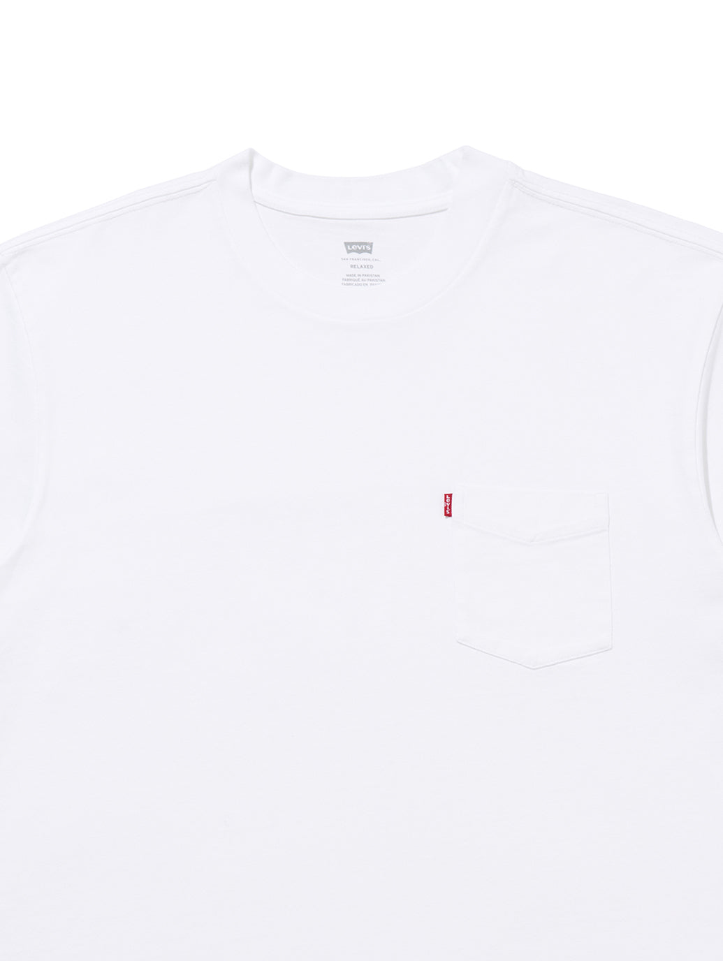 ヘビーウェイト ポケット Tシャツ ホワイト BRIGHT WHITE