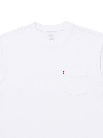 ヘビーウェイト ポケット Tシャツ ホワイト BRIGHT WHITE