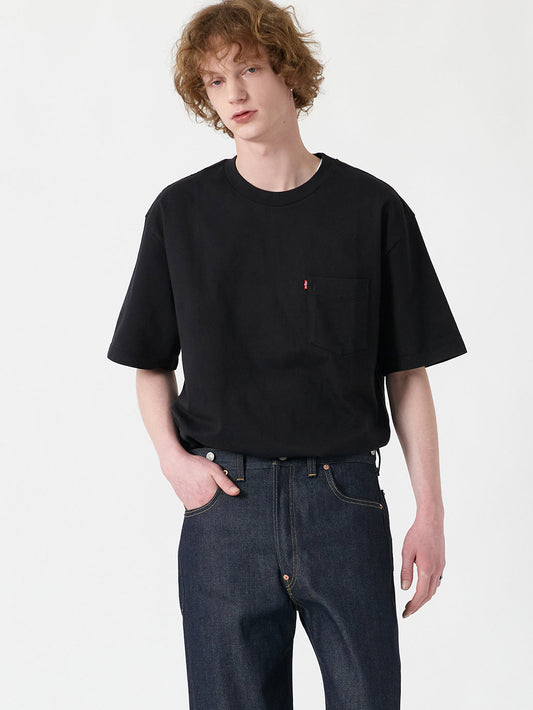 ヘビーウェイト ポケット Tシャツ ブラック MINERAL BLACK
