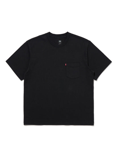 ヘビーウェイト ポケット Tシャツ ブラック MINERAL BLACK