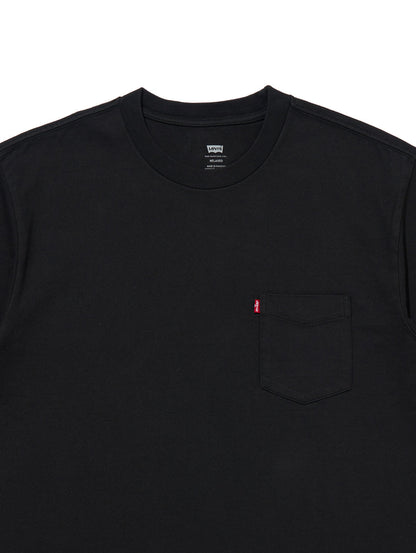 ヘビーウェイト ポケット Tシャツ ブラック MINERAL BLACK