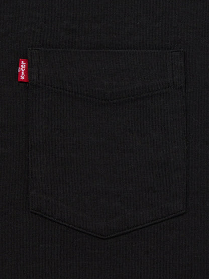 ヘビーウェイト ポケット Tシャツ ブラック MINERAL BLACK
