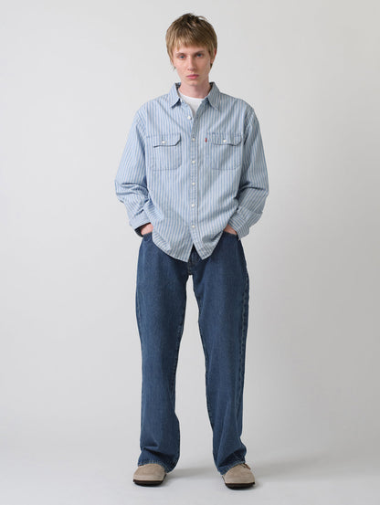 567 ジーンズ ルーズフレア ミディアムインディゴ