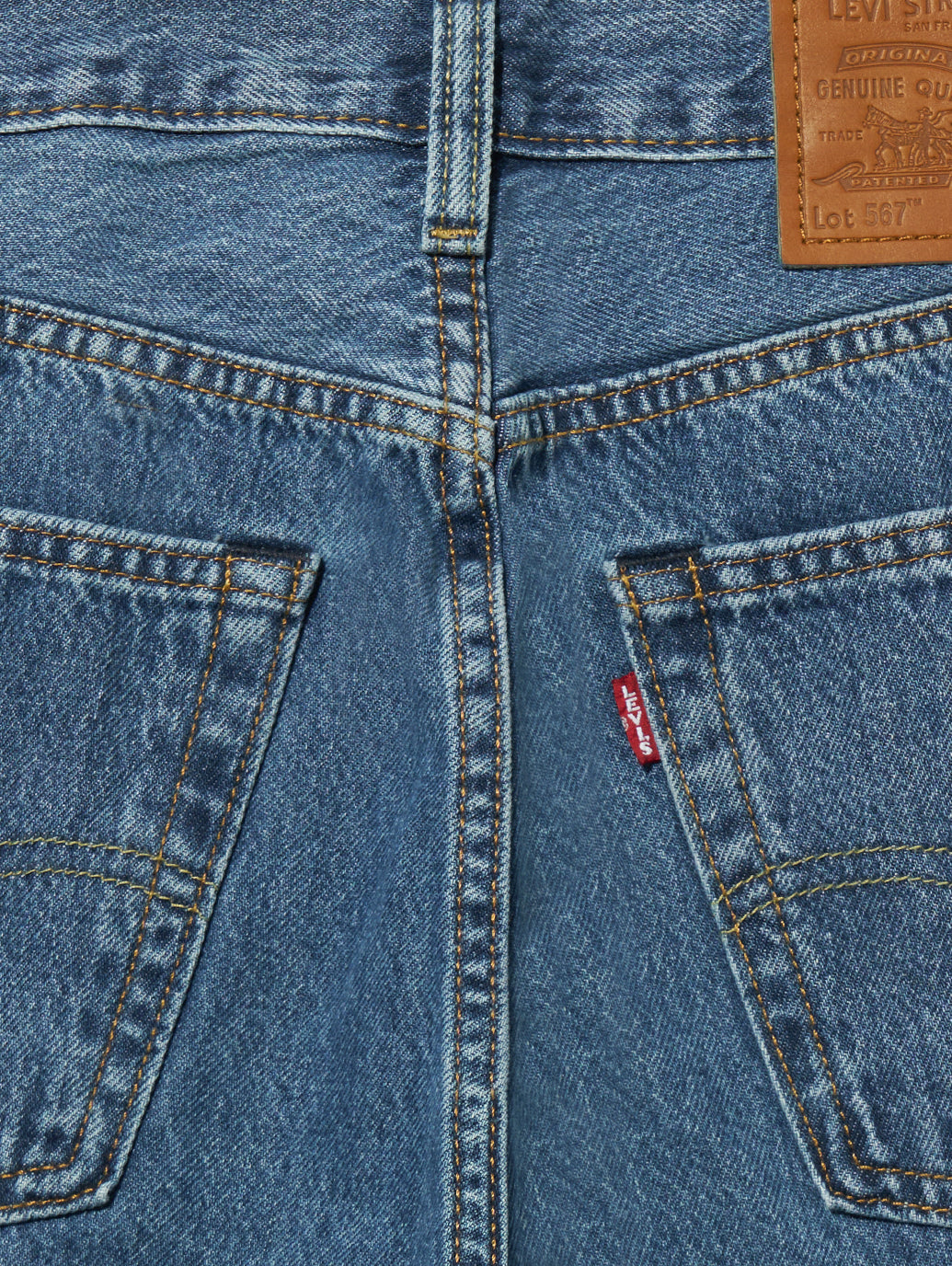 567 ジーンズ ルーズフレア ミディアムインディゴ