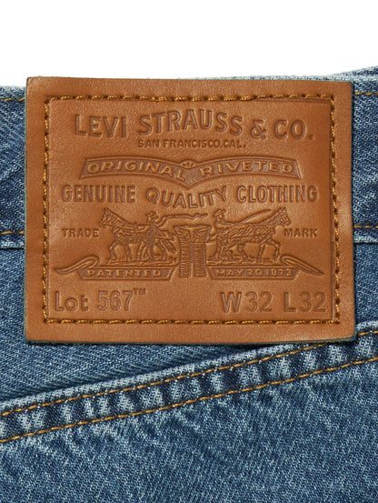 567 ジーンズ ルーズフレア ミディアムインディゴ