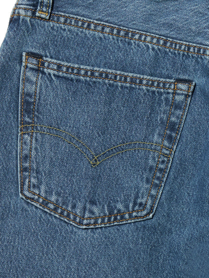 567 ジーンズ ルーズフレア ミディアムインディゴ