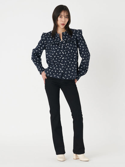 GIANNA ブラウスシャツ ブルー SAWYER PAISLEY SUGAR