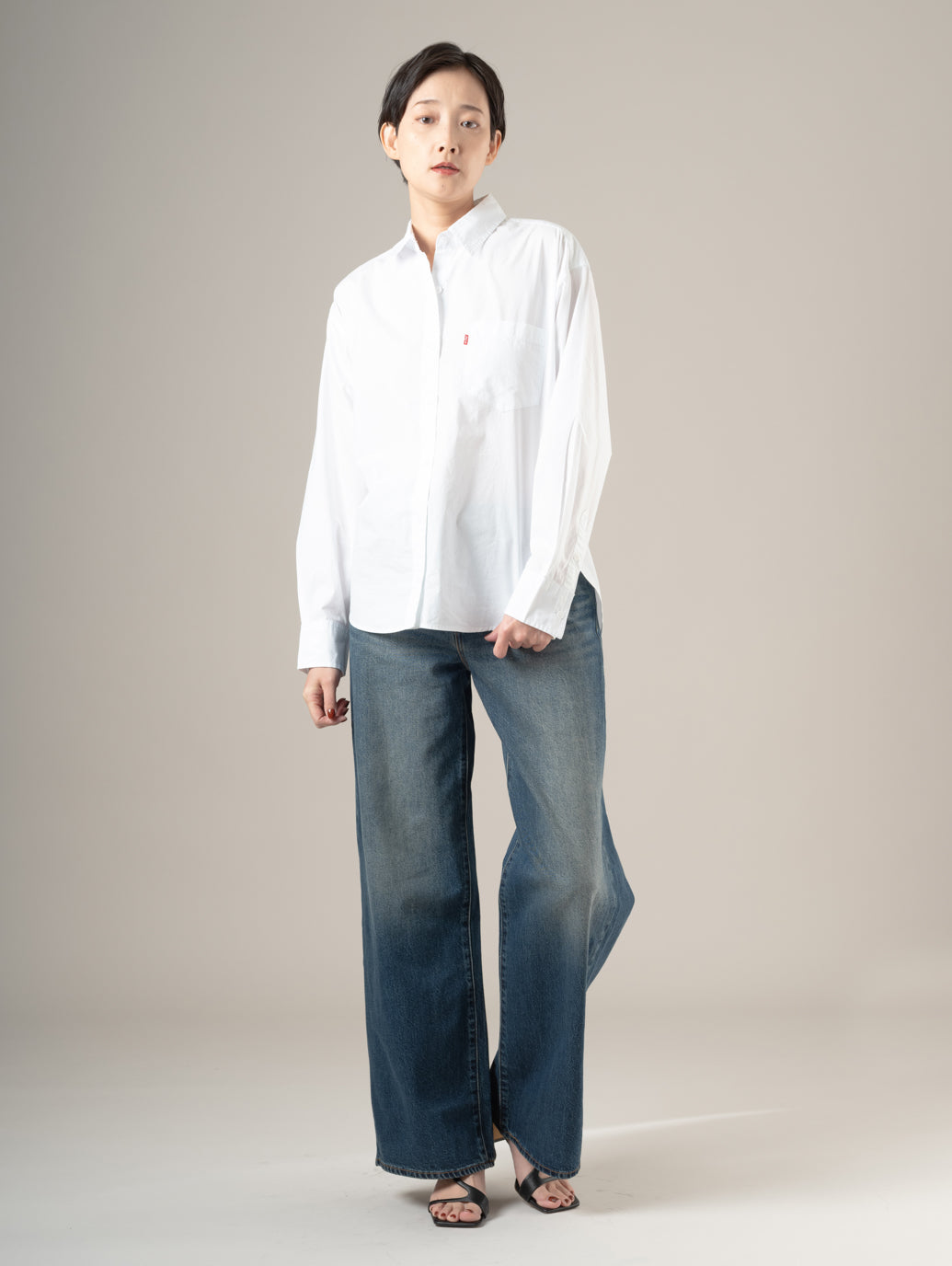 XL STRAIGHT ジーンズ ダークインディゴ