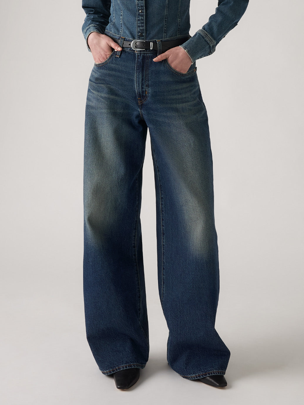 XL STRAIGHT ジーンズ ダークインディゴ