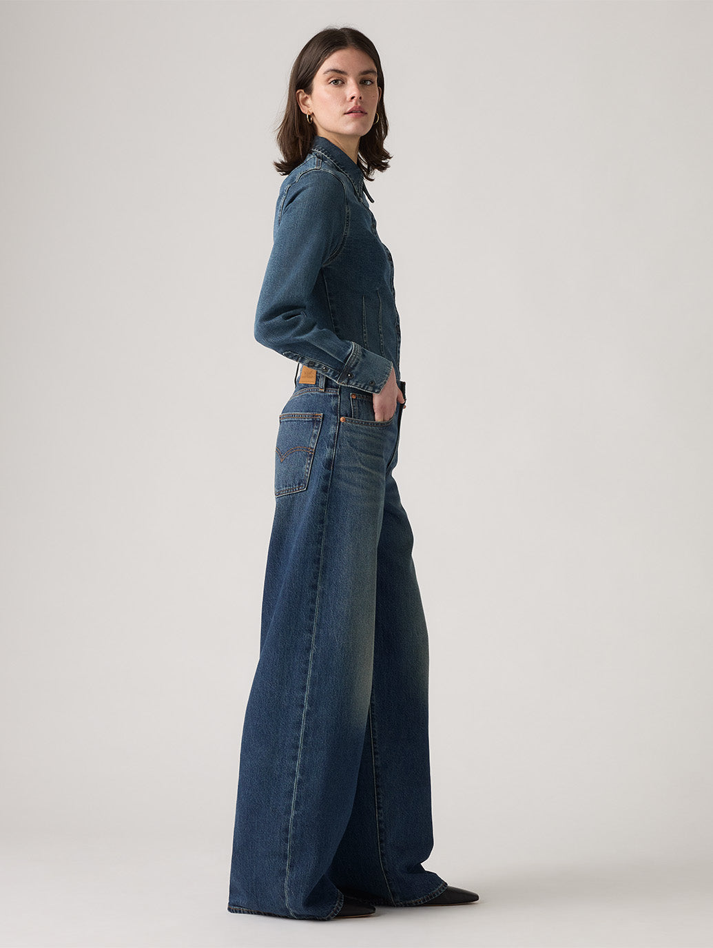 XL STRAIGHT ジーンズ ダークインディゴ