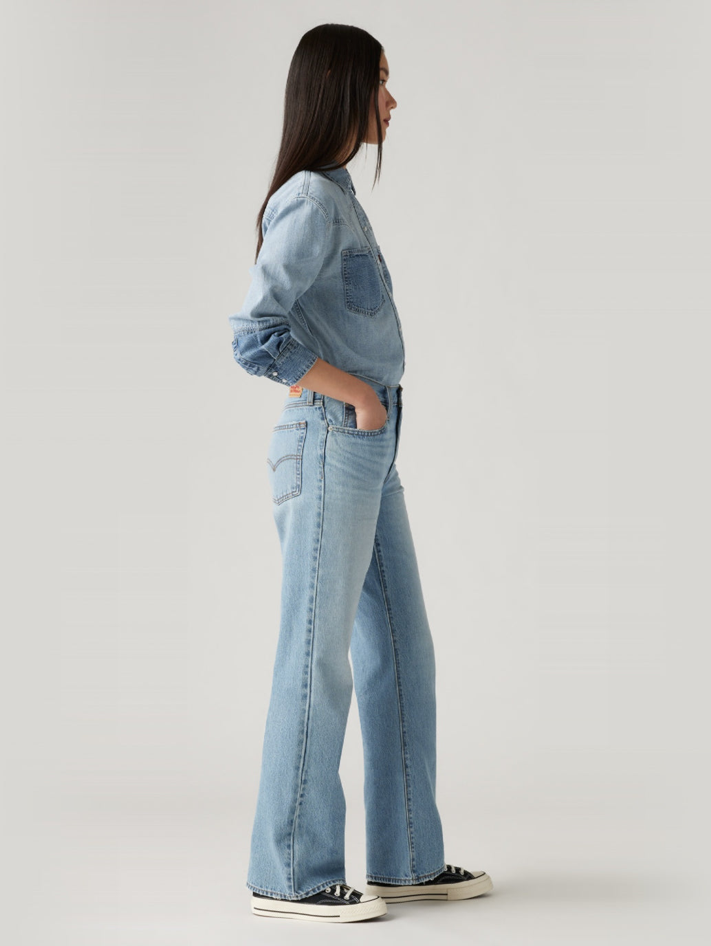 94 BAGGY ジーンズ ブーツカット ライトインディゴ