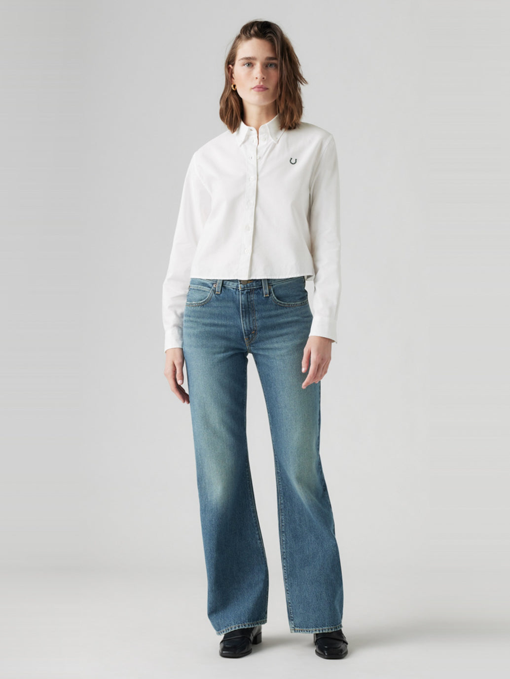 94 BAGGY ジーンズ ブーツカット ミディアムインディゴ