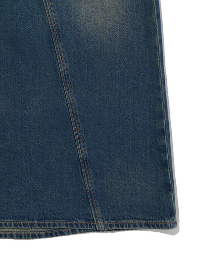 ICONIC ロングスカート ミディアムインディゴ