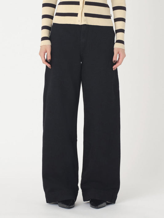 RIBCAGE WIDE LEG ブラック TAILOR CHASING RAIN