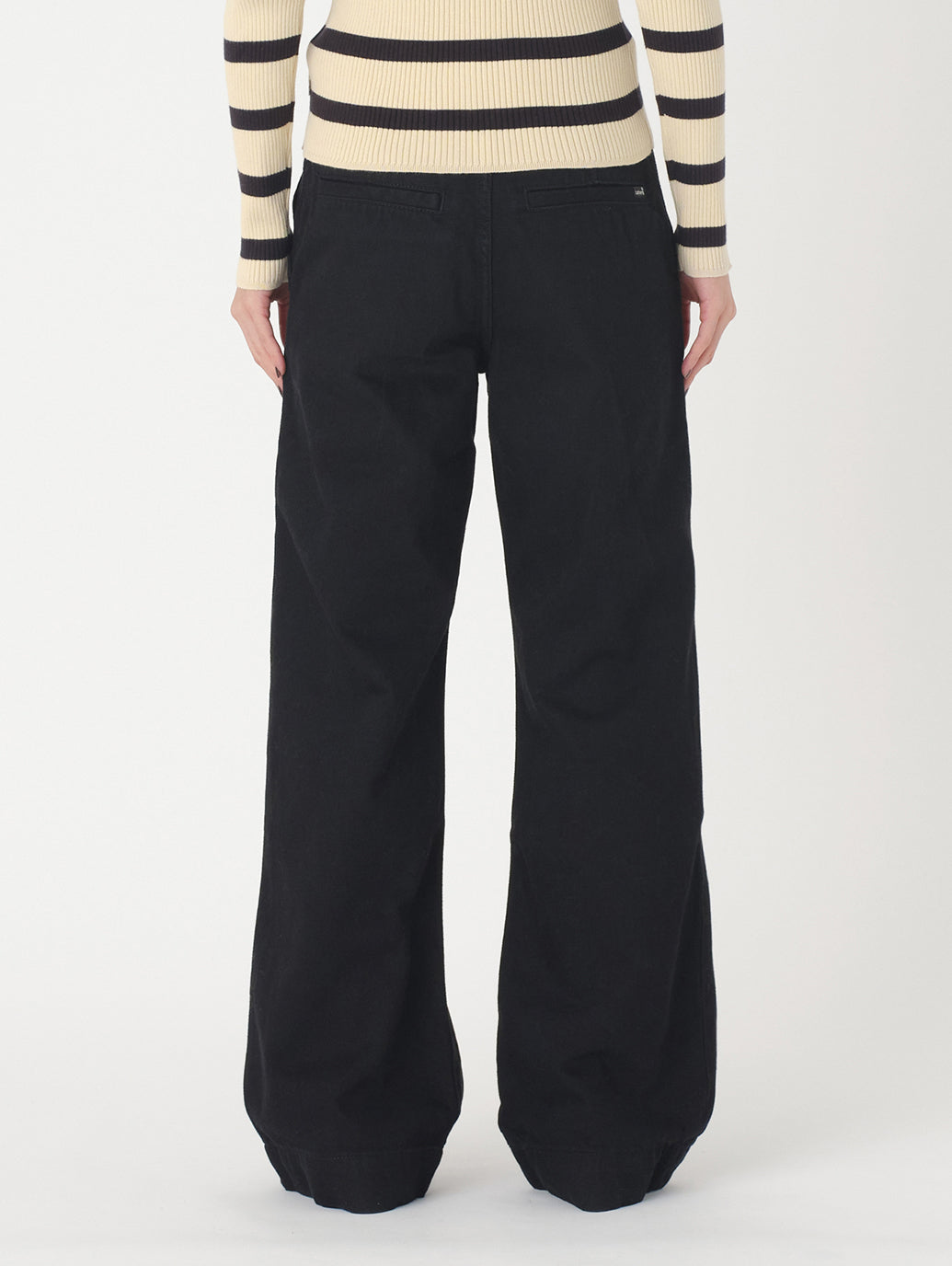 RIBCAGE WIDE LEG ブラック TAILOR CHASING RAIN