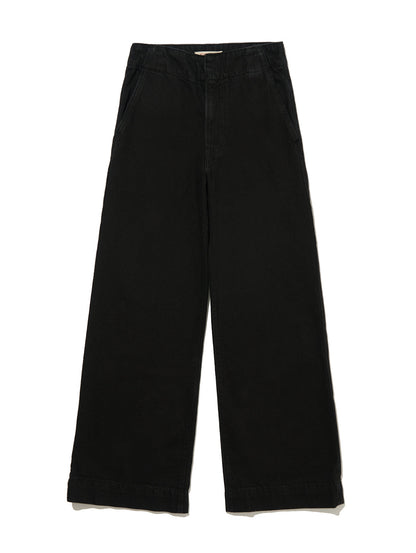 RIBCAGE WIDE LEG ブラック TAILOR CHASING RAIN